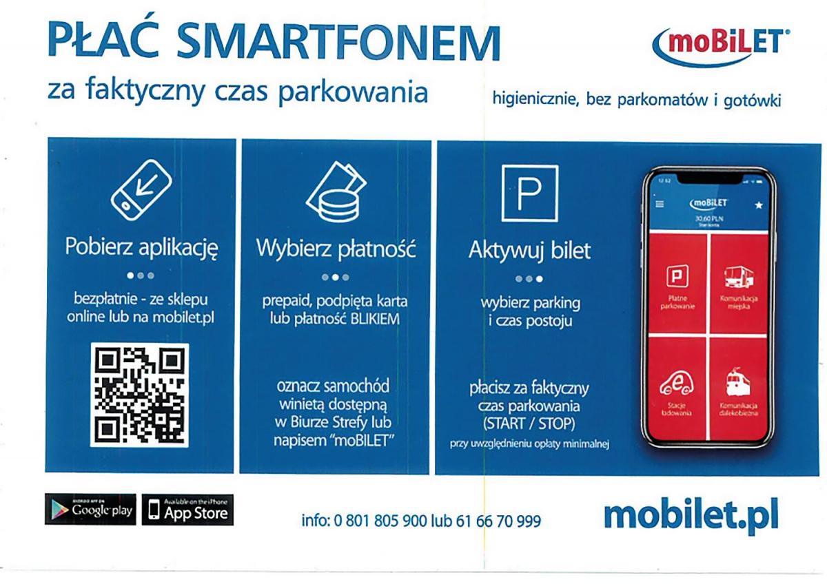 Płać smartfonem w Strefie Płatnego Parkowania we Wrześni