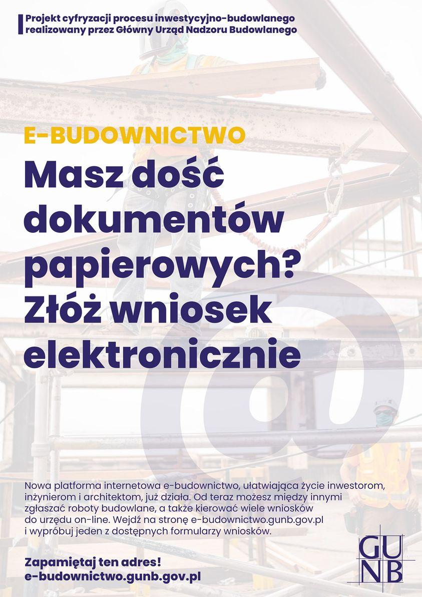 Warto załatwić sprawę przez serwis e-budownictwo