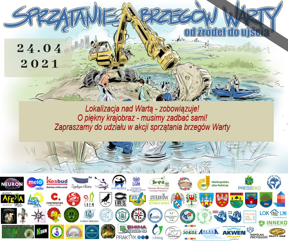 Akcja ekologiczna - sprzątamy brzegi Warty