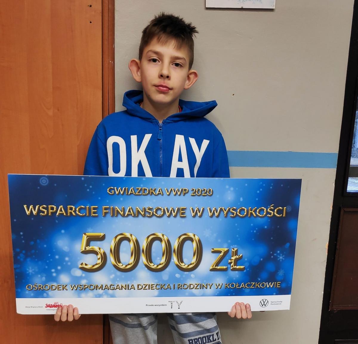 OWDiR Kołaczkowo z czekiem na 5 tys. zł. Brawo!
