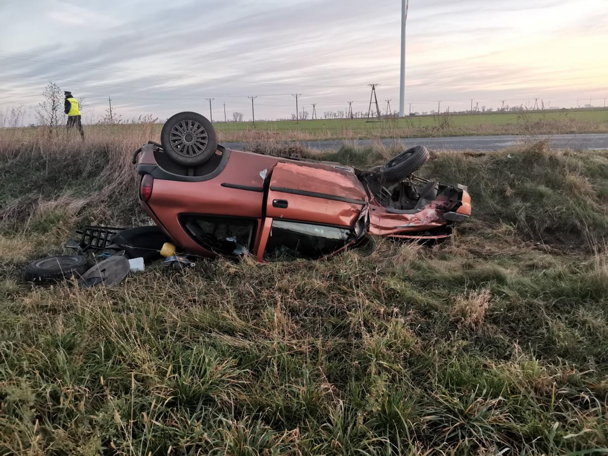 Groźny wypadek dwóch osobówek w Miłosławiu