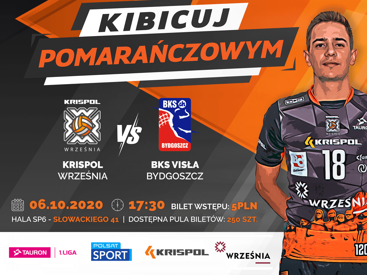 Ciężki mecz Krispolu. Podejmie faworyta z Bydgoszczy