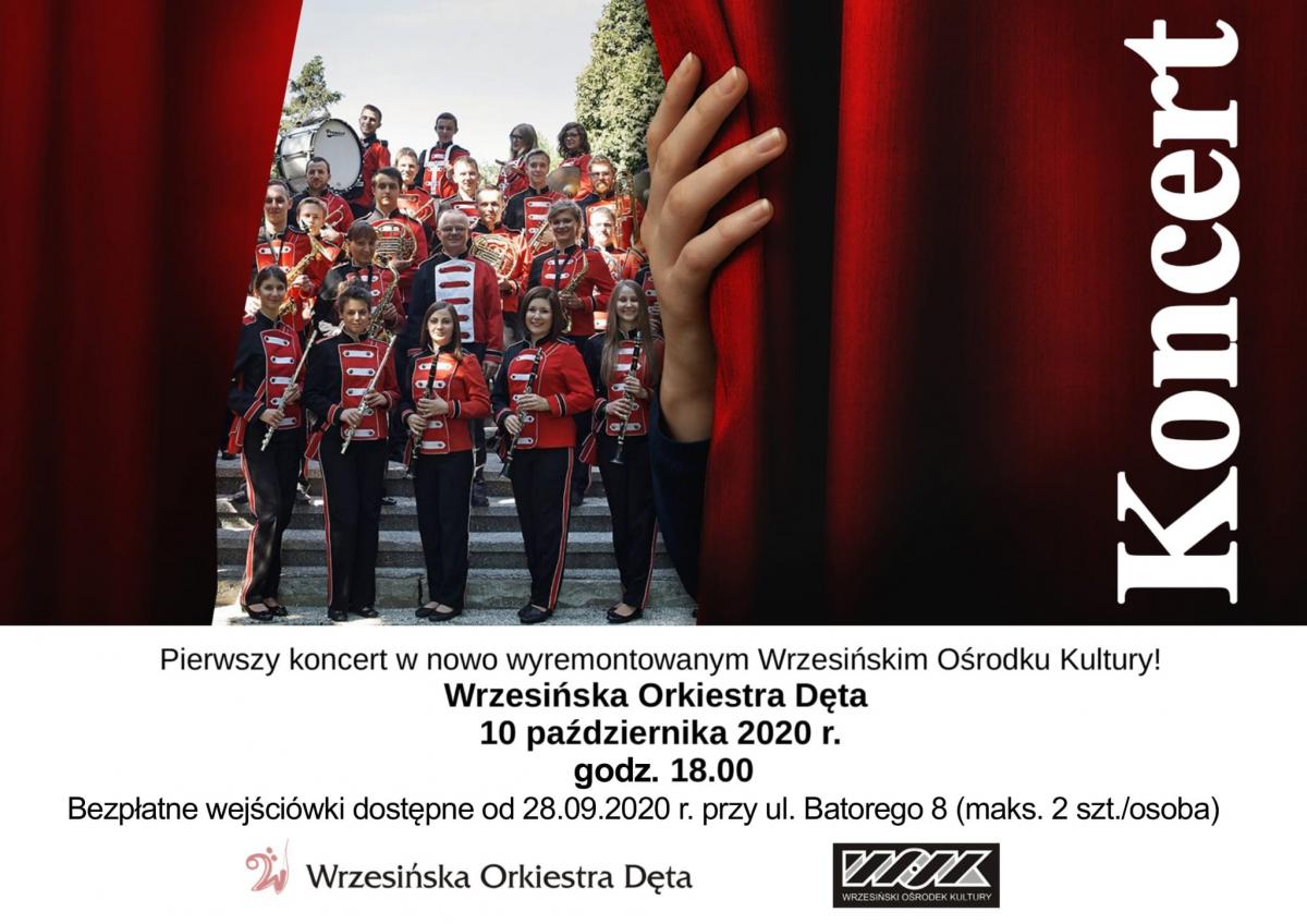 Wrzesińska Orkiestra Dęta zaprasza na koncert! Pierwszy na deskach nowego WOK-u