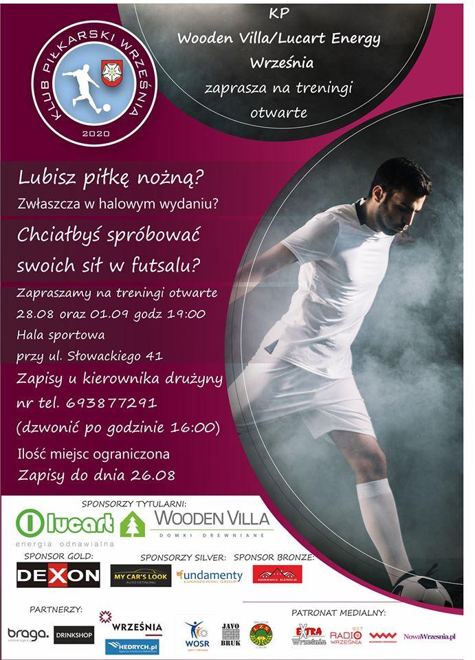 Wrzesiński klub futsalu zaprasza na otwarte treningi!