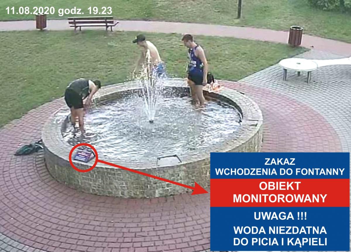 W upał mieszkańcy wskakują do fontanny. Apel władz Nekli