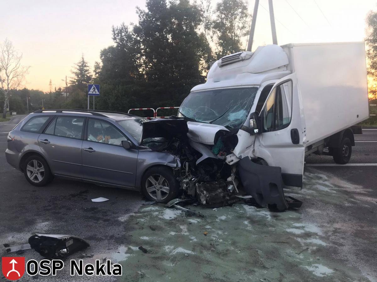 Czołówka na krajowej 92. Osobówka jechała pod prąd