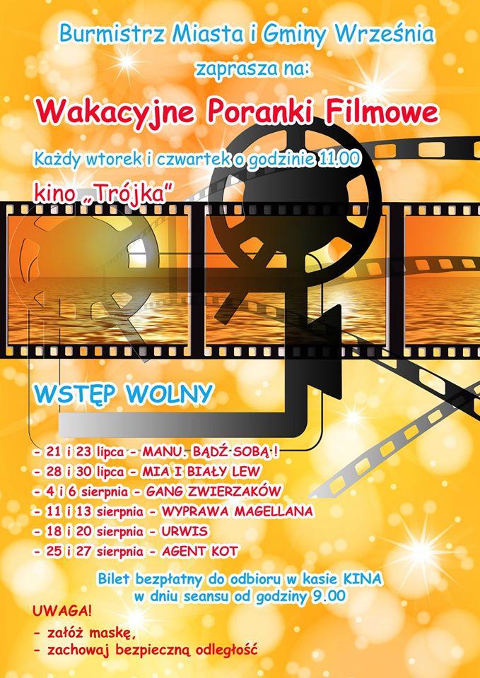 Ruszają bezpłatne wakacyjne poranki filmowe!