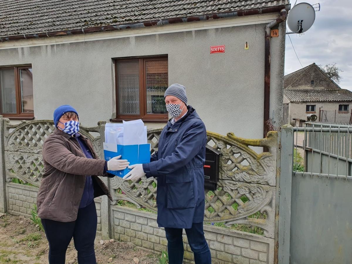 Gmina Miłosław dołączyła do akcji maseczkowej!