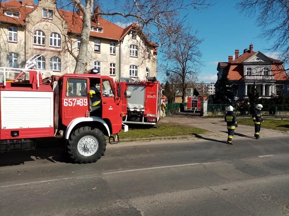 Sześć zastępów gasiło pożar przy Kościuszki