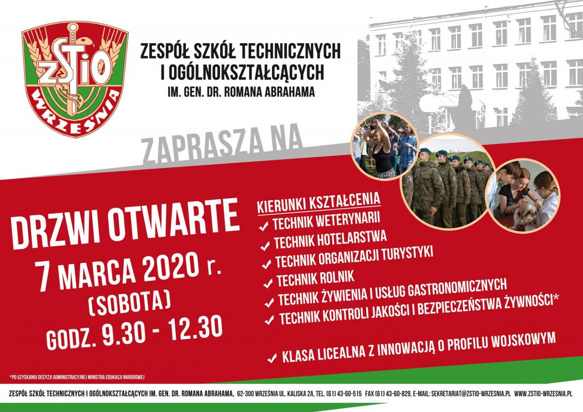 ZSTiO zaprasza na Drzwi Otwarte!