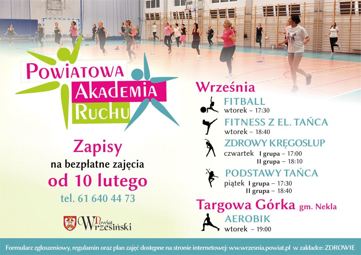 Rusza Powiatowa Akademia Ruchu! Od jutra zapisy