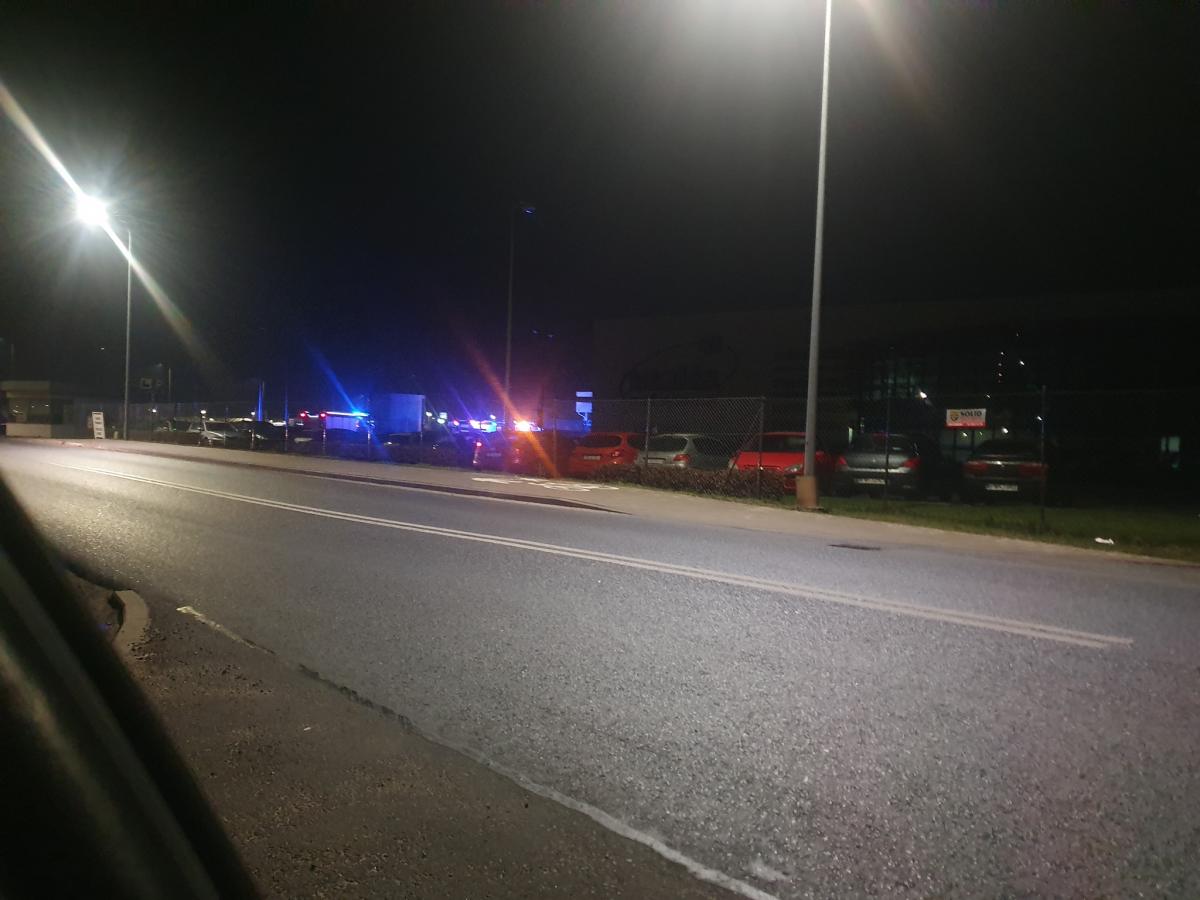 Pożar na terenie fabryki Inalfa