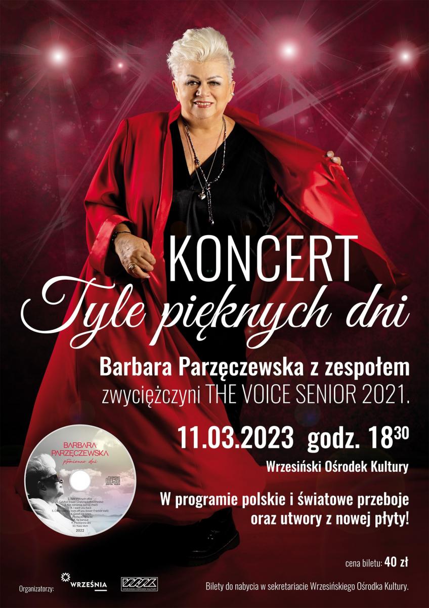 Wkrótce koncert Barbary Parzęczewskiej we Wrześni!