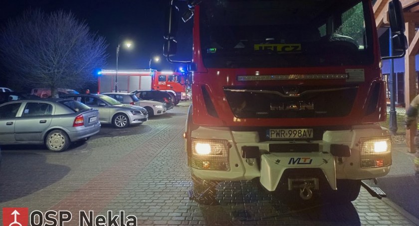 Wieczorna interwencja strażaków w Hotelu Barczyzna 
