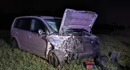 Groźny wypadek osobówek w Pałczynie. Kierowca Audi w szpitalu (zdjęcia) 
