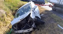 Uwaga kierowcy! Wypadek w Nekli. Krajowa 92 była zablokowana 