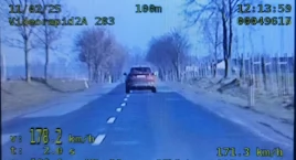 Wrześnianin przekroczył prędkość o ponad 80 km/h! 