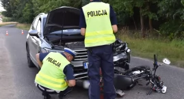 REGION: Tragiczny wypadek osobówki i motocyklu. Nie żyje 36-latek 
