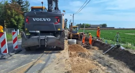 Rozbudowa DW 432 w miejscowości Grzymysławice nabiera tempa