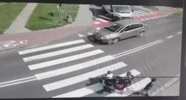 O krok od tragedii na ul. Słowackiego. Mandat dla kierowcy osobówki 