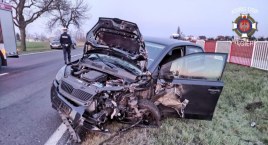 Wypadek tira i osobówki! Kierowca skody zgłosił się na policję (zdjęcia) 