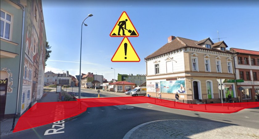 Utrudnienia w ruchu w centrum Czarnkowa [MAPKA]