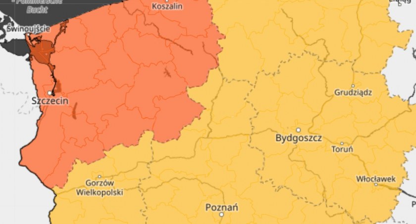 Możliwe burze z gradem. Ostrzeżenia IMGW dla Piły i regionu