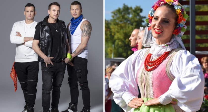 Powiatowe dożynki w Pile i w Pęckowie. Zespół Weekend muzyczną gwiazdą