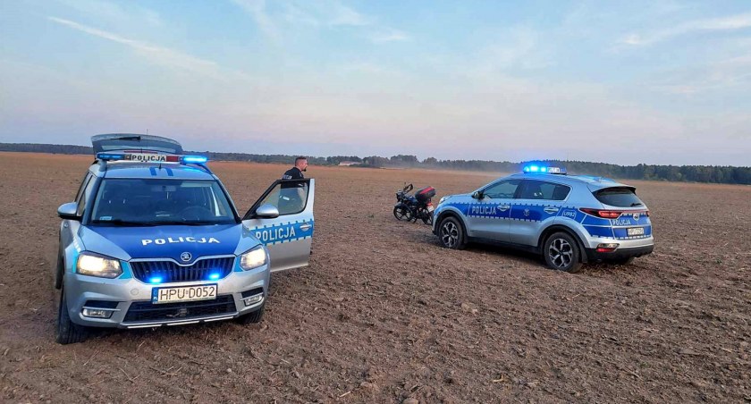 Pijany motocyklista uciekał przed policją