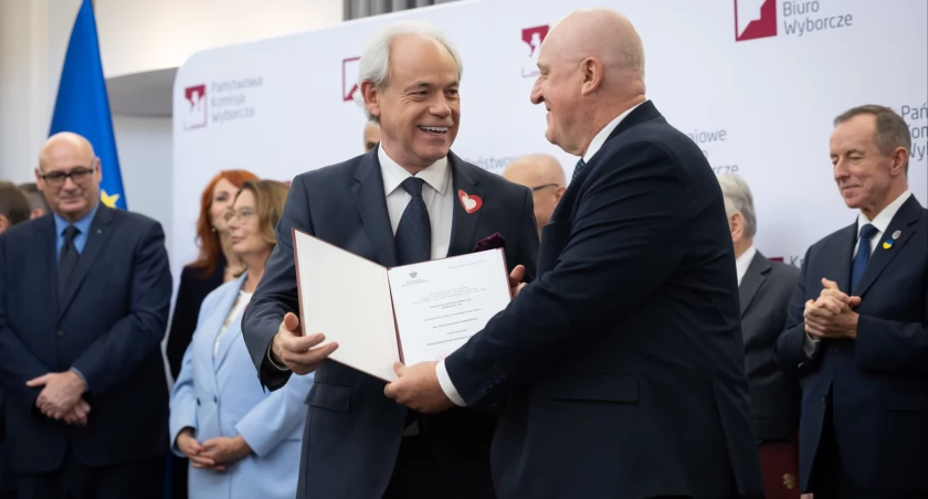Senator Adam Szejnfeld odebrał zaświadczenie o wyborze [VIDEO][ZDJĘCIA]