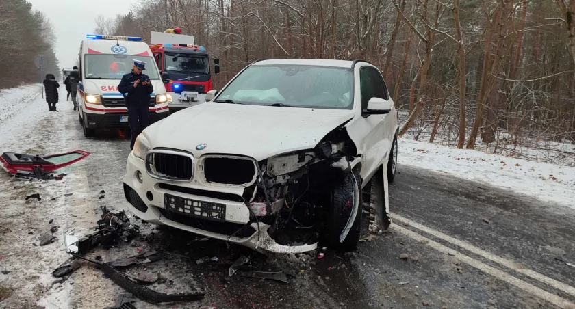 Groźny wypadek na DW 178. Sprawcą nietrzeźwy obcokrajowiec