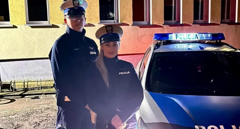 Policjanci z Czarnkowa pilotowali ciężarną w zagrożonej ciąży