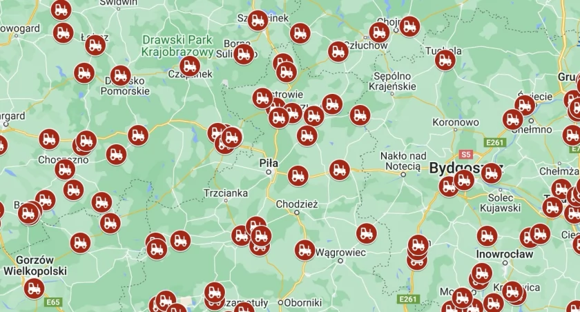 Protesty rolników. Blokady dróg także w naszym regionie [MAPA PROTESTÓW]