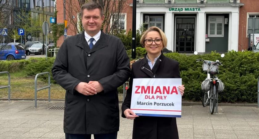 Marcin Porzucek z wyborczym wsparciem od Edyty Musiał