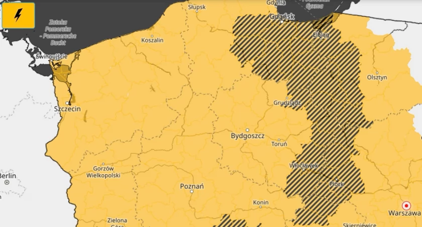 IMGW ostrzega przed burzami i silnymi opadami deszczu