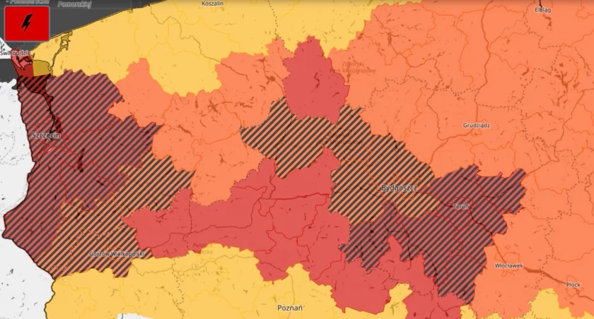 Załamanie pogody. Alert trzeciego stopnia dla naszego regionu