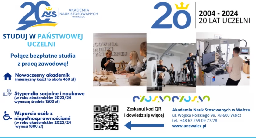 ANS w Wałczu - Uczelnia blisko Ciebie!