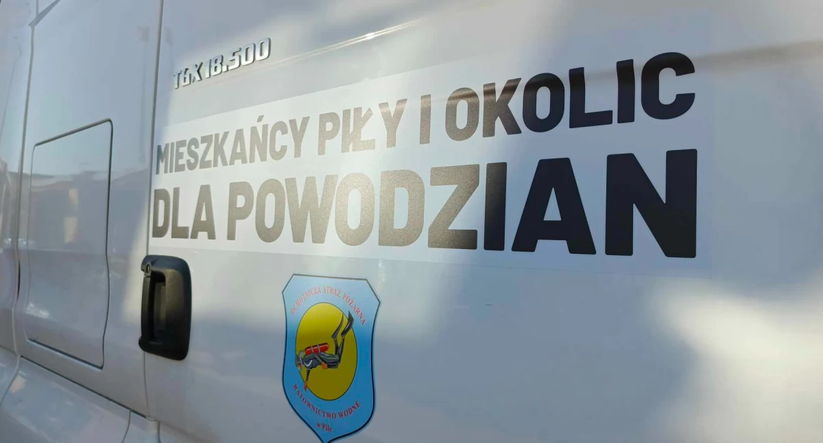 Ciężarówka z darami dla powodzian wyjechała z Piły do Kłodzka [ZDJĘCIA]
