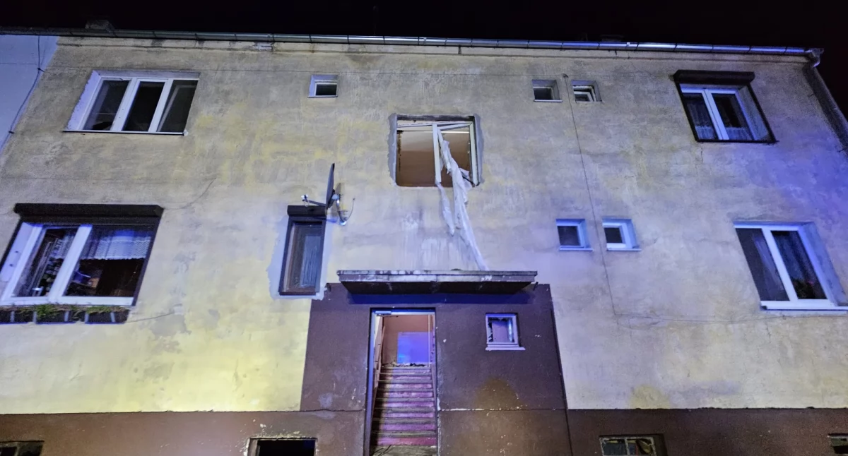 Wybuch gazu w Dziewokluczu. Dwie osoby ranne. Znamy wstępną przyczynę