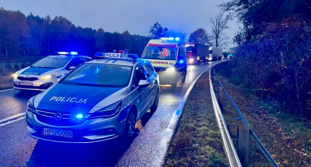 Tragiczne wypadki na DK11. Dwie osoby nie żyją