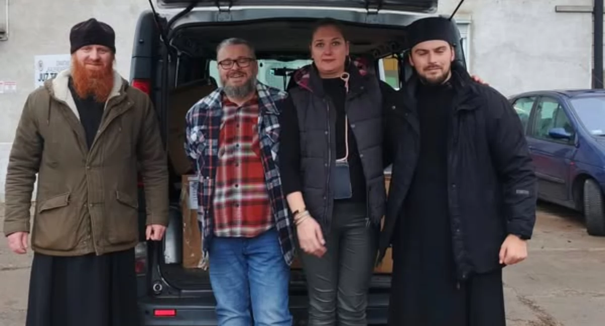 410 kilogramów dobra pojechało na Ukrainę