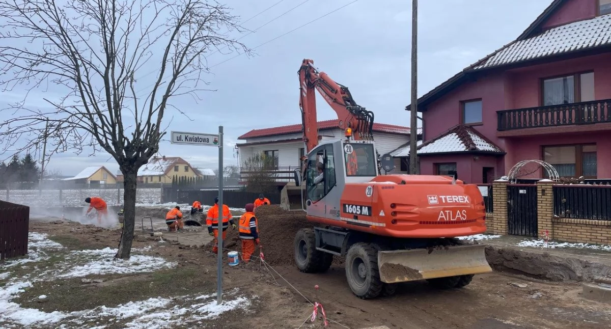 Trwa przebudowa ulic w Rosku