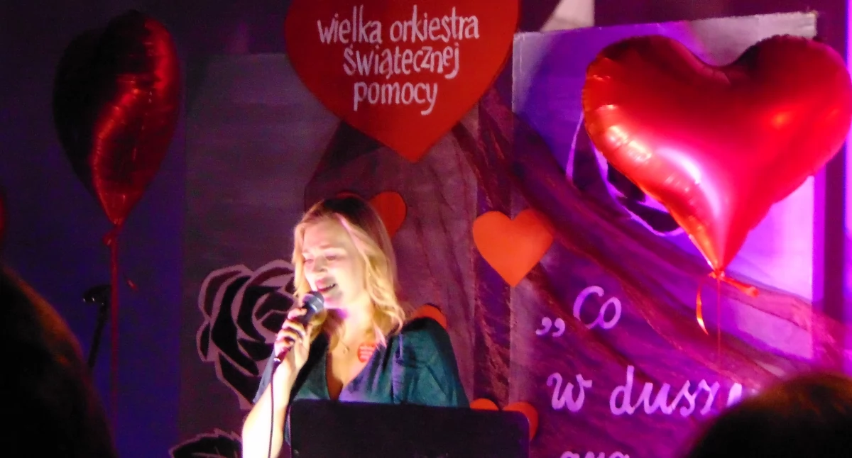 Martyna Michalak zaśpiewała na koncercie dla WOŚP