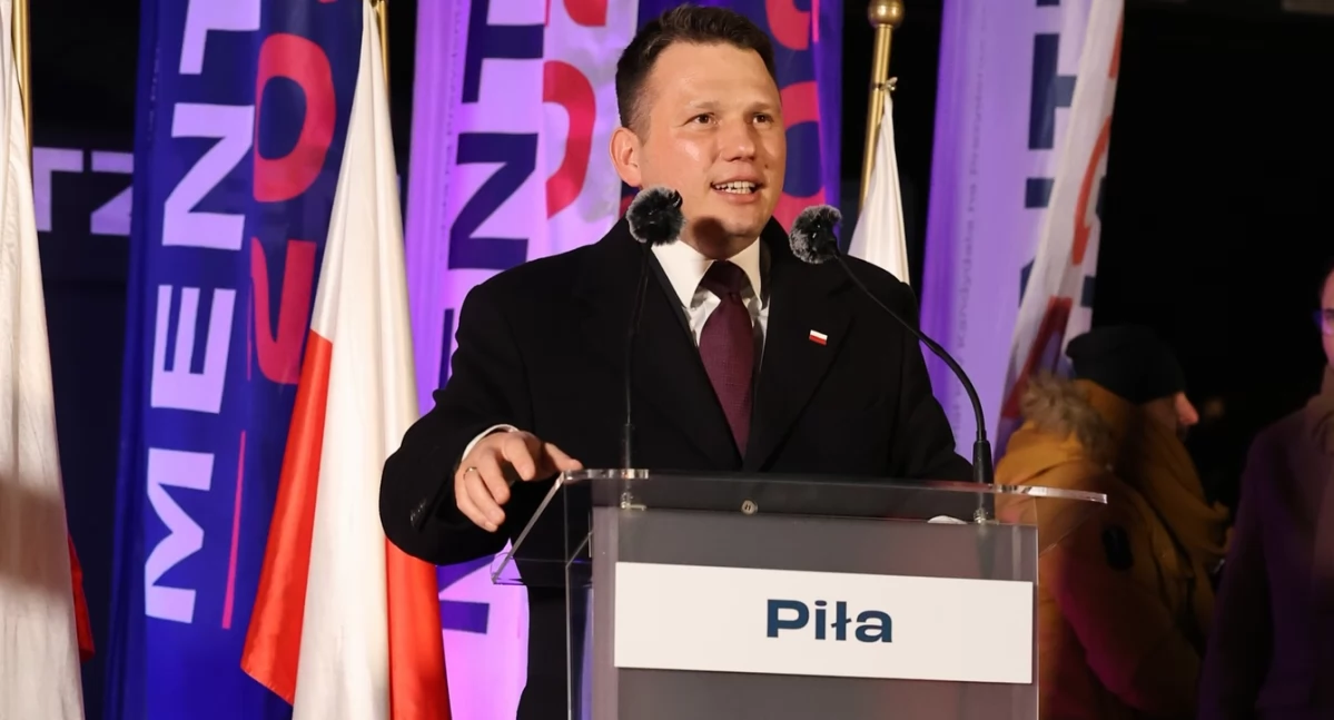 Sławomir Mentzen na „prezydenckiej trasie” w Pile, Wałczu, Czarnkowie i Chodzieży