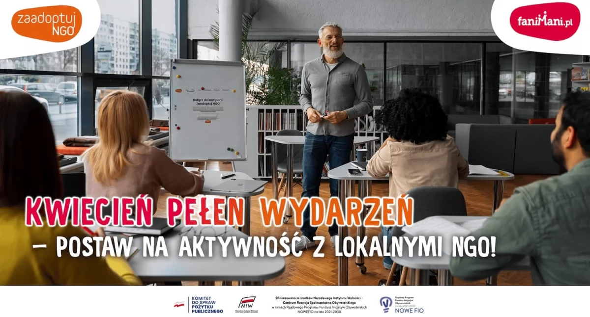 Kwiecień pełen wydarzeń – postaw na aktywność z lokalnymi NGO!