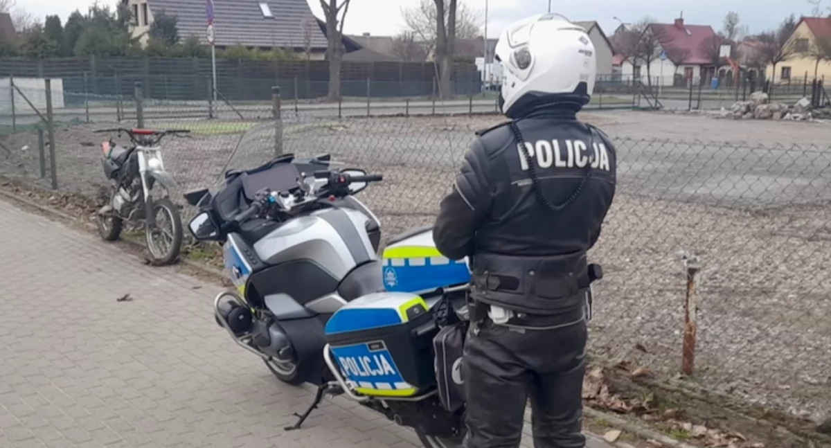 Pościg ulicami Piły. Motocyklista pod wpływem narkotyków uciekał przed policją