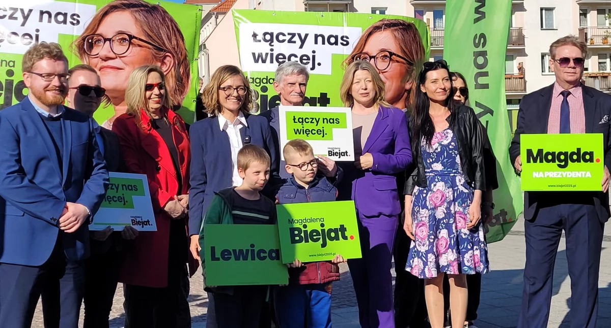 „Nie głosujcie na mniejsze zło”. Magdalena Biejat w Pile