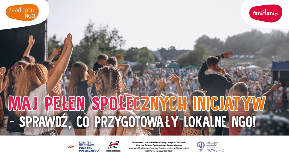 Maj pełen społecznych inicjatyw – sprawdź, co przygotowały lokalne NGO!