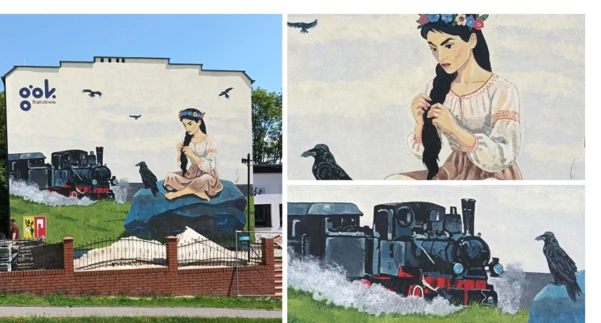 Nowy mural Filipa Kowalskiego w Białośliwiu