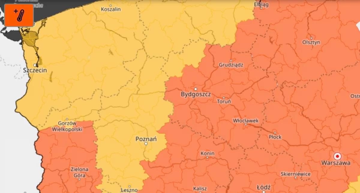 IMGW ostrzega: nawet 35°C w cieniu
